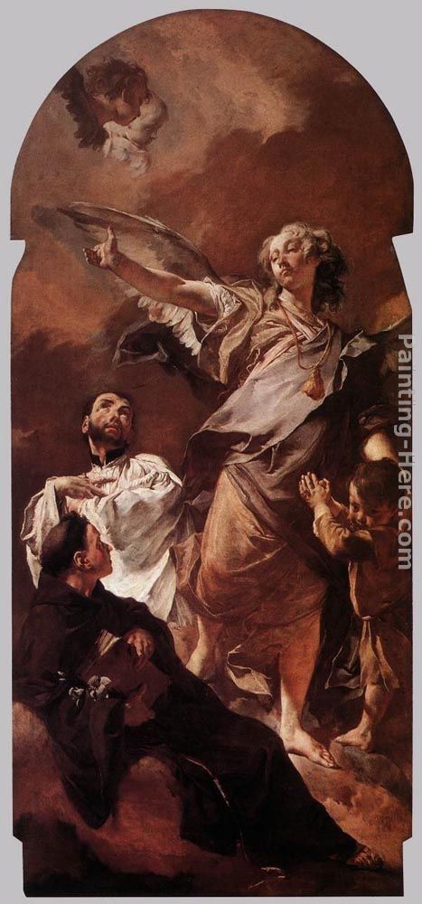 Giovanni Battista Piazzetta The Virgin Appearing to St Philip Neri